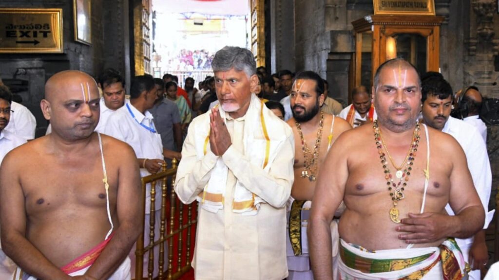 Chandrababu Naidu Commits to Revamping Tirupati Authority and Preserving Hindu Traditions