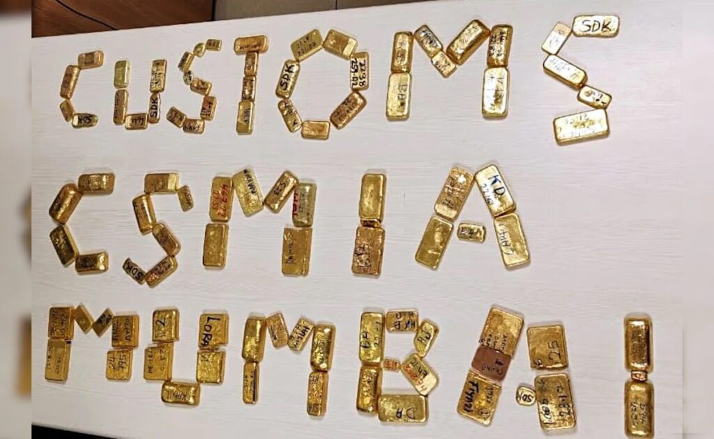 Gold Smuggling Foiled: Mumbai Airport Intercepts 33 Kg Concealed in Undergarments and Luggage