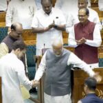 PM Modi and Rahul Gandhi Shake Hands, Welcome Om Birla as Lok Sabha Speaker