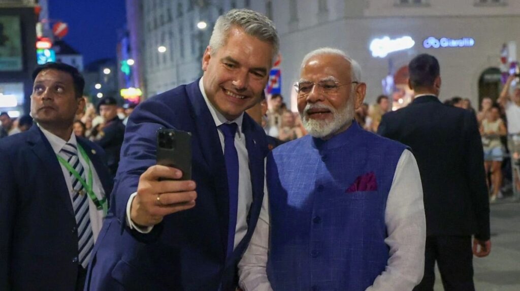 PM Modi to Make Historic Visit to Austria, First by an Indian PM in 41 Years