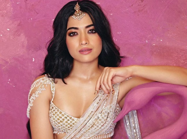 Rashmika Mandanna Shines in Elegant Ivory Lehenga, Perfect for Festive Season